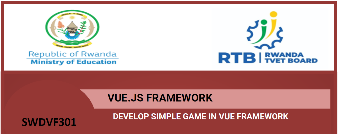 SWDVF301:VUE.JS FRAMEWORK 