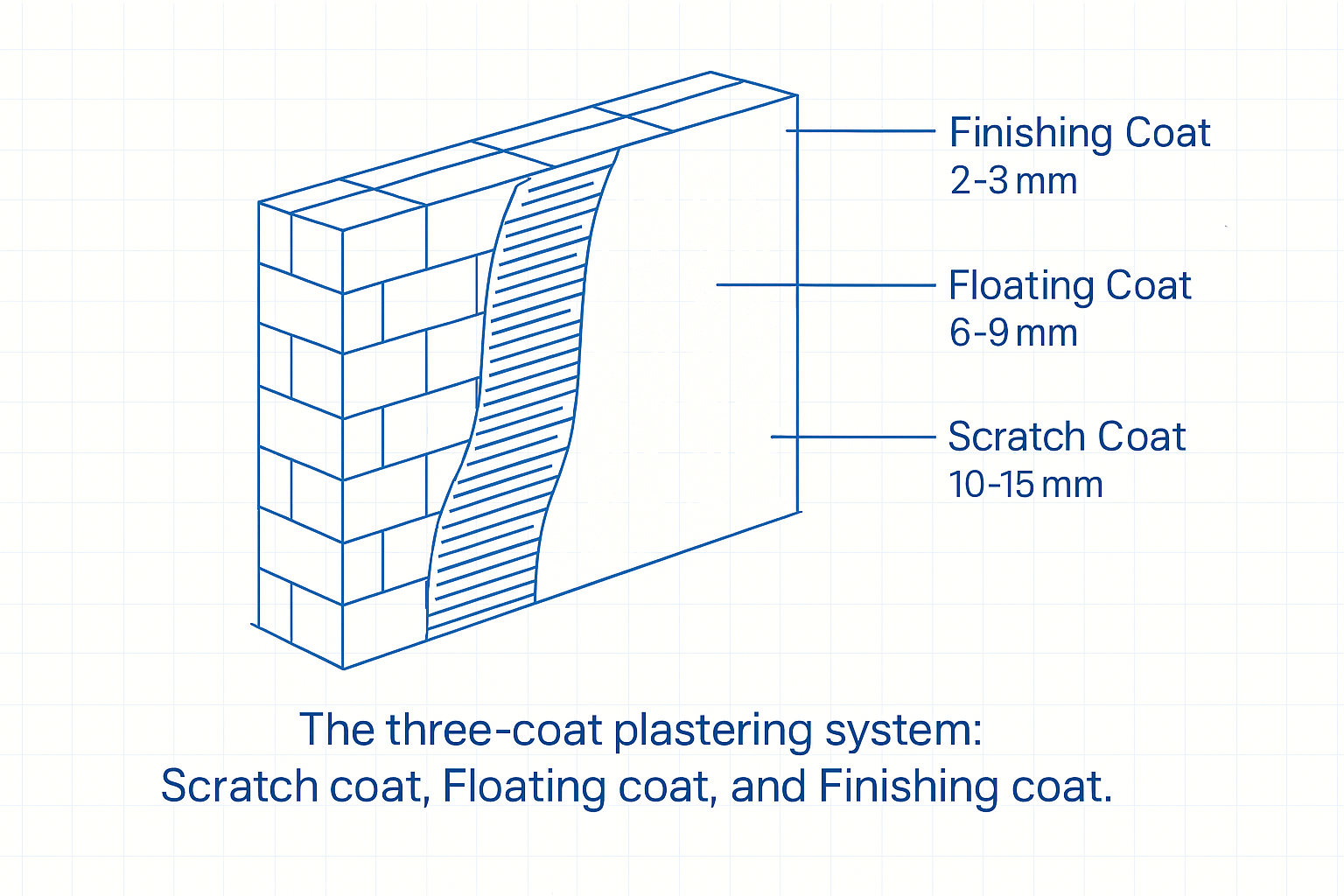 Perform plastering of structure elemenT
