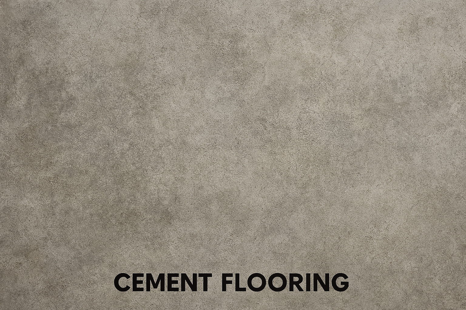 cement flooring