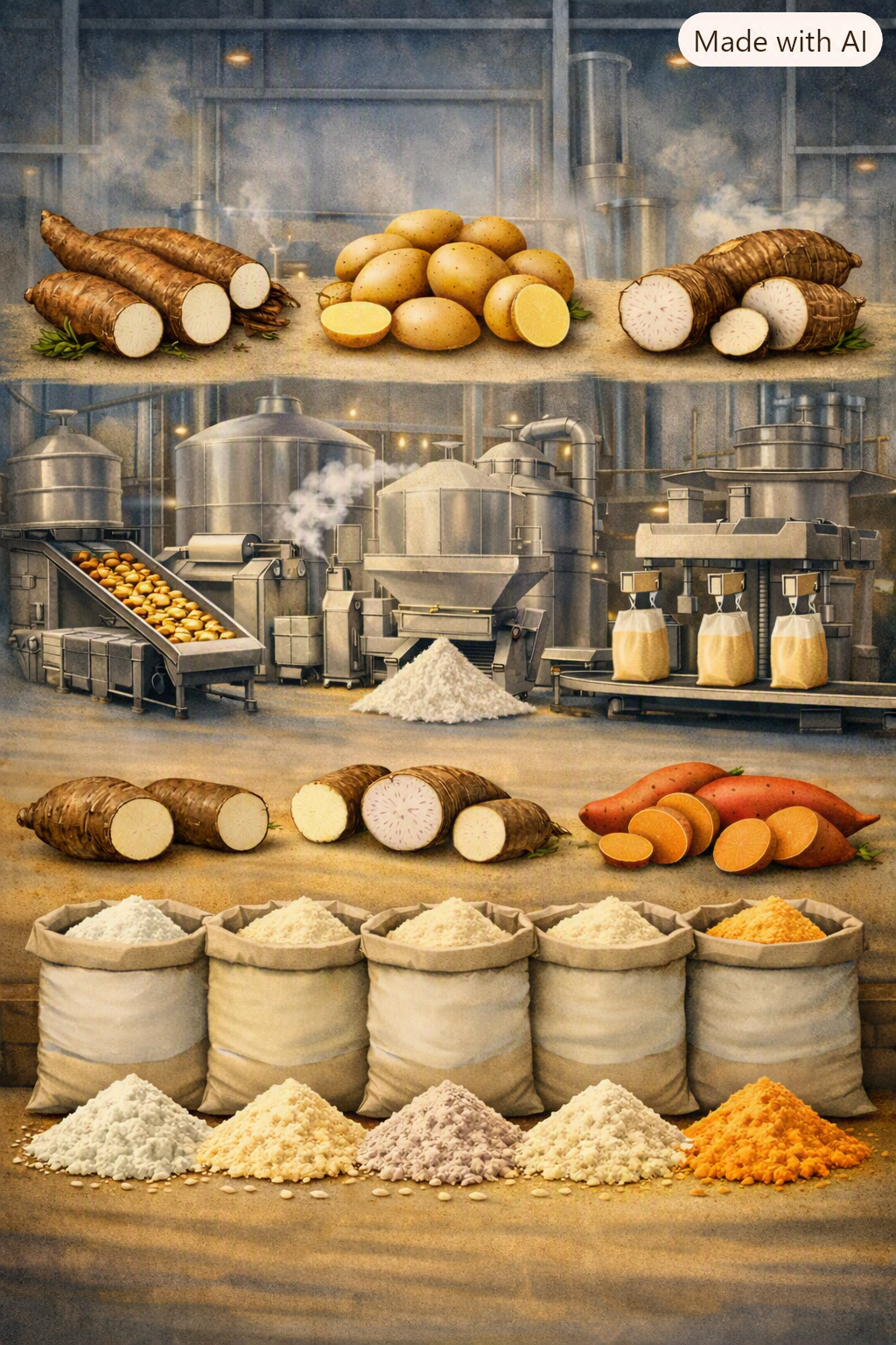 FOPRT403BAR-Process Roots and Tubers Into Flour