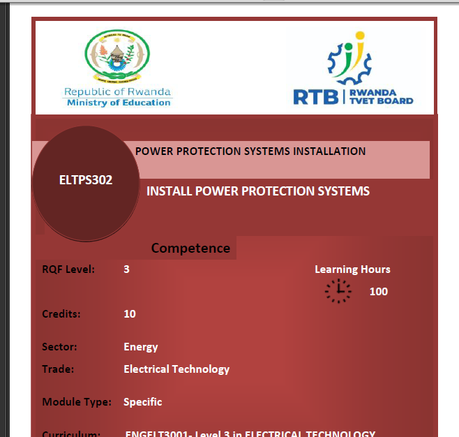 ELECTRICAL POWER SYSTEM AND PROTECTION