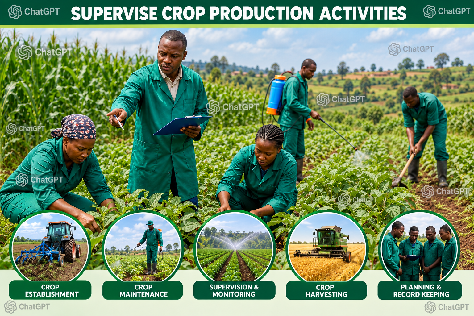 SUPERVISION OF CROPPING ACTIVITIES