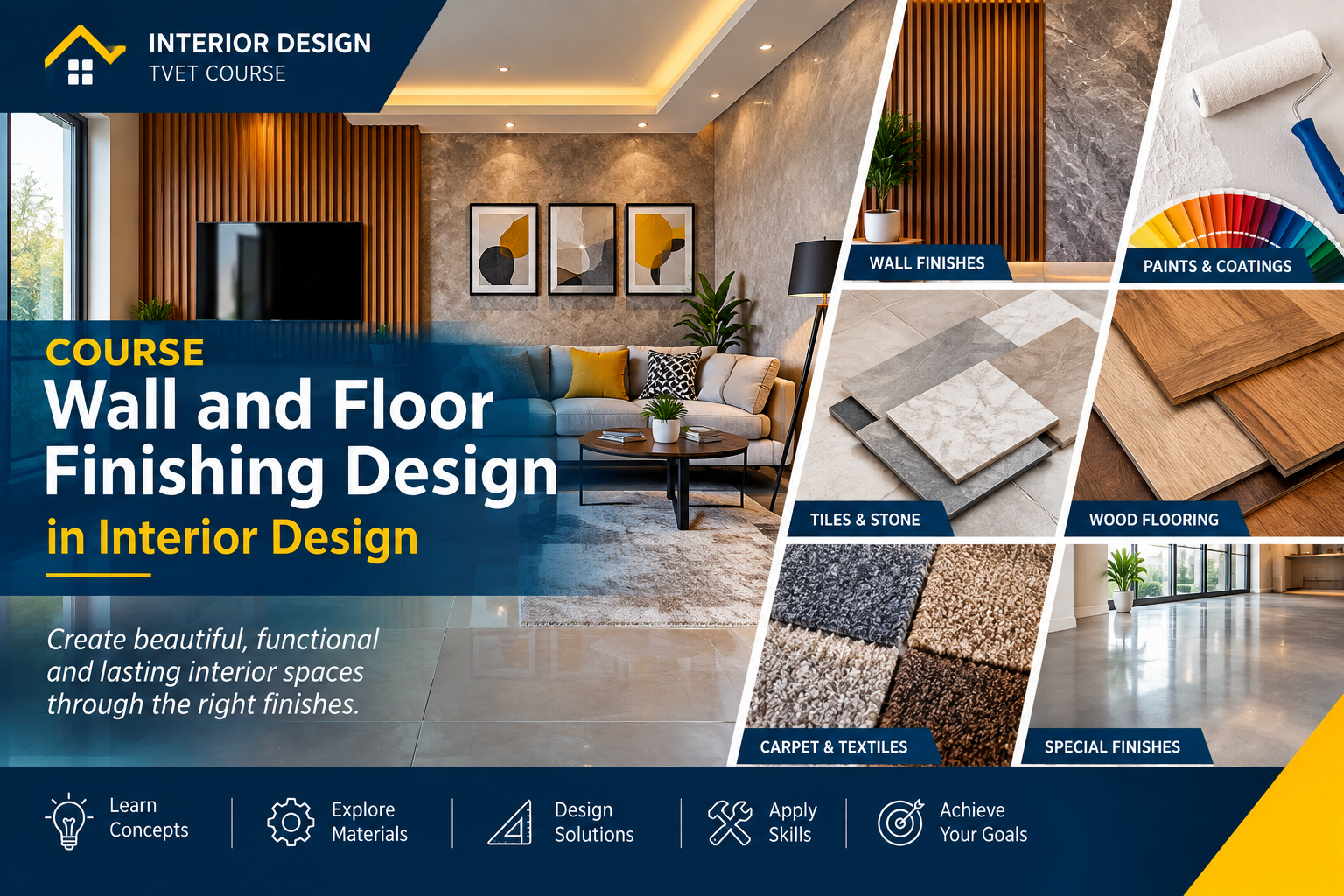 INDWF501 WALL AND FLOOR FINISHING DESIGN 